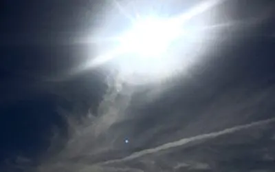 Mid-Day sun blotted out in Maraña Arizona. Defund the NOAA and these start to go away.