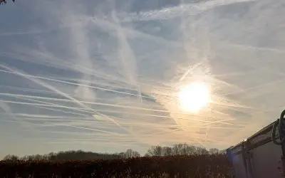 Veil clouds according the sheeple and MSM-Netherlands-Friesland