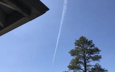 Dewey Arizona – Chemtrails Directly Overhead!