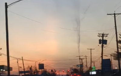 Odd angles at twilight