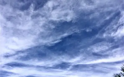 Chemtrailed morning in Buckeye Arizona