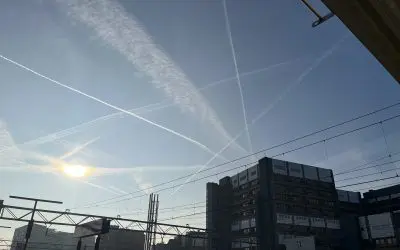 The Netherlands: Leiden at 1630 hours; the more beautiful and sunny the day, the longer the trails