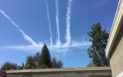 Strange Chemtrails in Orange County CA April 10, 2025