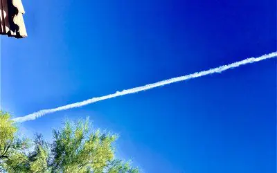 Globalists Nazis spraying the skies of the Arizona desert.