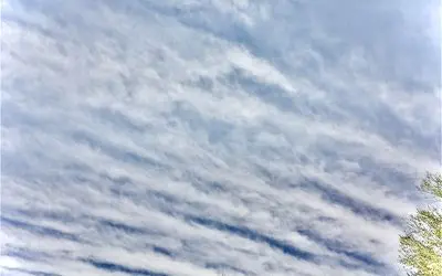 Started out with beautiful skies and then they started spraying and left us with this crap.