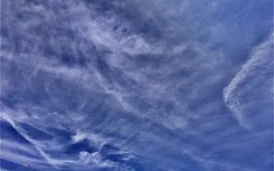 What is this? Above Coolidge Arizona, most of the day.