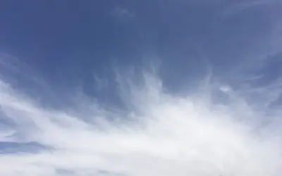 Picacho Peak State Park Arizona. Creepy chemical clouds with a pungent smell fill the air here.