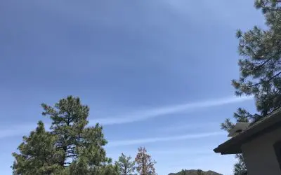 Dewey Arizona – Chemtrails Restarted Today, Sky Is Turning Gray From The Poison!