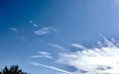 First pic is this morning overCasa Grande Arizona, blue skies but they are starting to spray in pic #1. Pic #2 is the afternoon and the results of their spraying