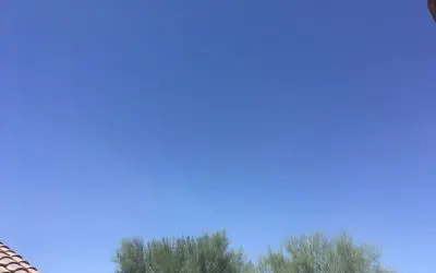 Question for you geoengineering deniers. Climate here in Central AZ is same as yesterday. But yesterday the skies were completely covered with so called ‘contrails’. The pic here is from today, no ‘contrails’ where did the contrails go? Did all the planes stop flying today? You geoenginerring remind me of the kids in school that always flunked math and science.