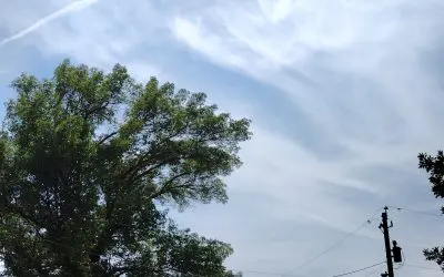 Cache Valley Utah chemtrails and chem clouds Sept 4, 2025
