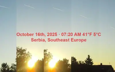 No Long Trails Today. Serbia, Southeast Euroupe, Oct 16, 2025