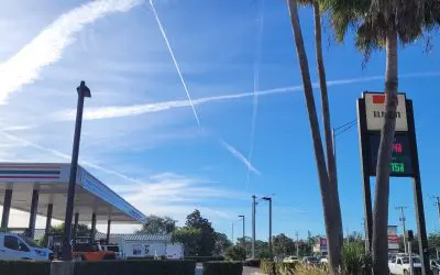 Was a blue sky today