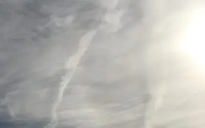 Poison over Picacho State Park in Arizona