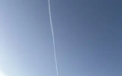 An otherwise clear day in Norman, Oklahoma