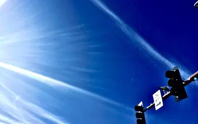 Poison skies over downtown Phoenix Arizona.