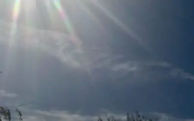 Picacho Peak Arizona. They sprayed all say to our west and wind blowing the chemicals to us now.