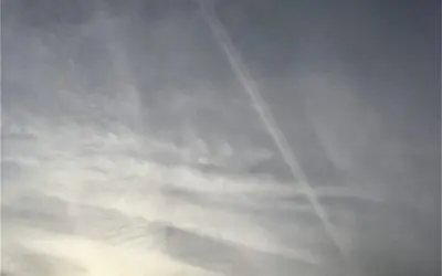 Casa Grande Arizona. Skies completely devastated.