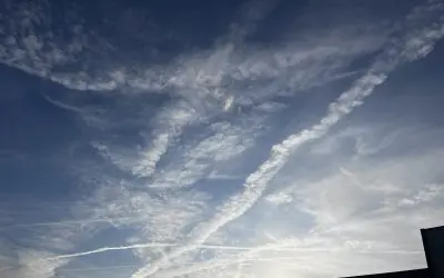 Crop dusting over Central Florida