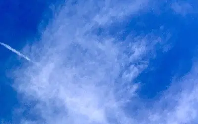 The plumes of residue left from the chemtrailing over Pinal County Arizona. Disgusting , unhealthy and dangerous.