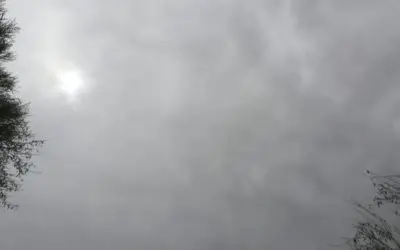 Wake up people. This picture the skies of the Sonoran Desert of central Arizona. The skies have been like this for days, these are not rain clouds or dust. This sky is the product of constant chemical spraying in our skies above Arizona. Wake Up!.