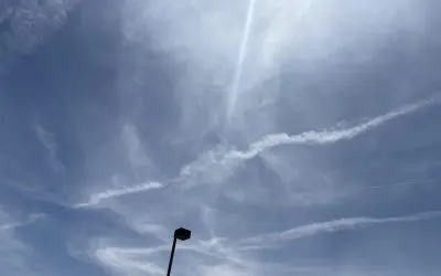Chemtrails from 6 AM to 4:30 PM, 5-19 2026 Mesa AZ