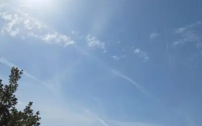 Linear & Lacy Clouds · Serbia, SE Europe