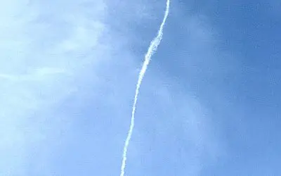 Chemtrails over Sarasota Bay in Florida