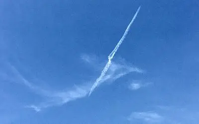 Florida being sprayed by military craft.