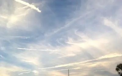 Another Florida Gulf Coast evening sky ruined. Since Trump renamed the Gulf, why doesn’t he clean up the skies of the Gulf of ‘america’? Hmm?