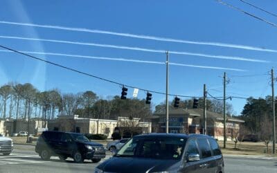 Peachtree corners, GA chem trails.