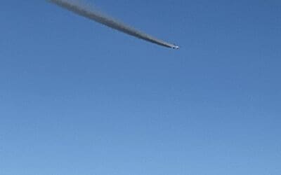 From the window of a plane