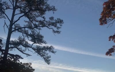 Chemtrails over Lake Lanier.