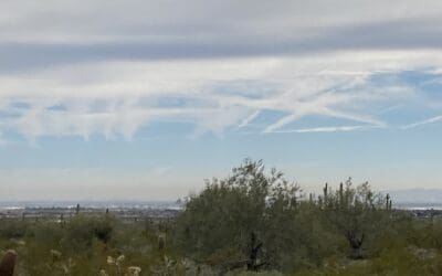 Just another chemtrail day in Phoenix