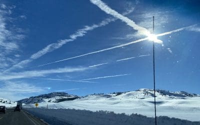 Chemtrails in The Sierras.
