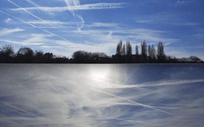 Amsterdam, The Netherlands. One hour between the two pictures.