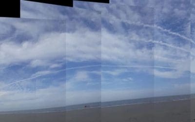 Always spraying in a circular pattern off Georgia coast.