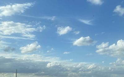 Amsterdam: and there they are, some ugly clouds on top of the beautiful ones